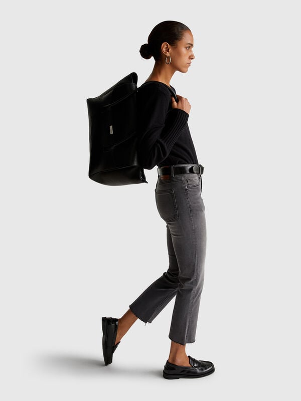 Jean court en coton Jean court en coton Femme