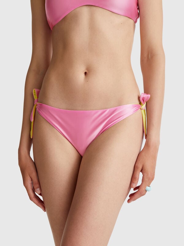 Slip de bain réversible Femme