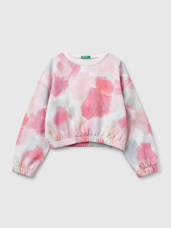 Sweat-shirt avec imprimé à motifs Filles