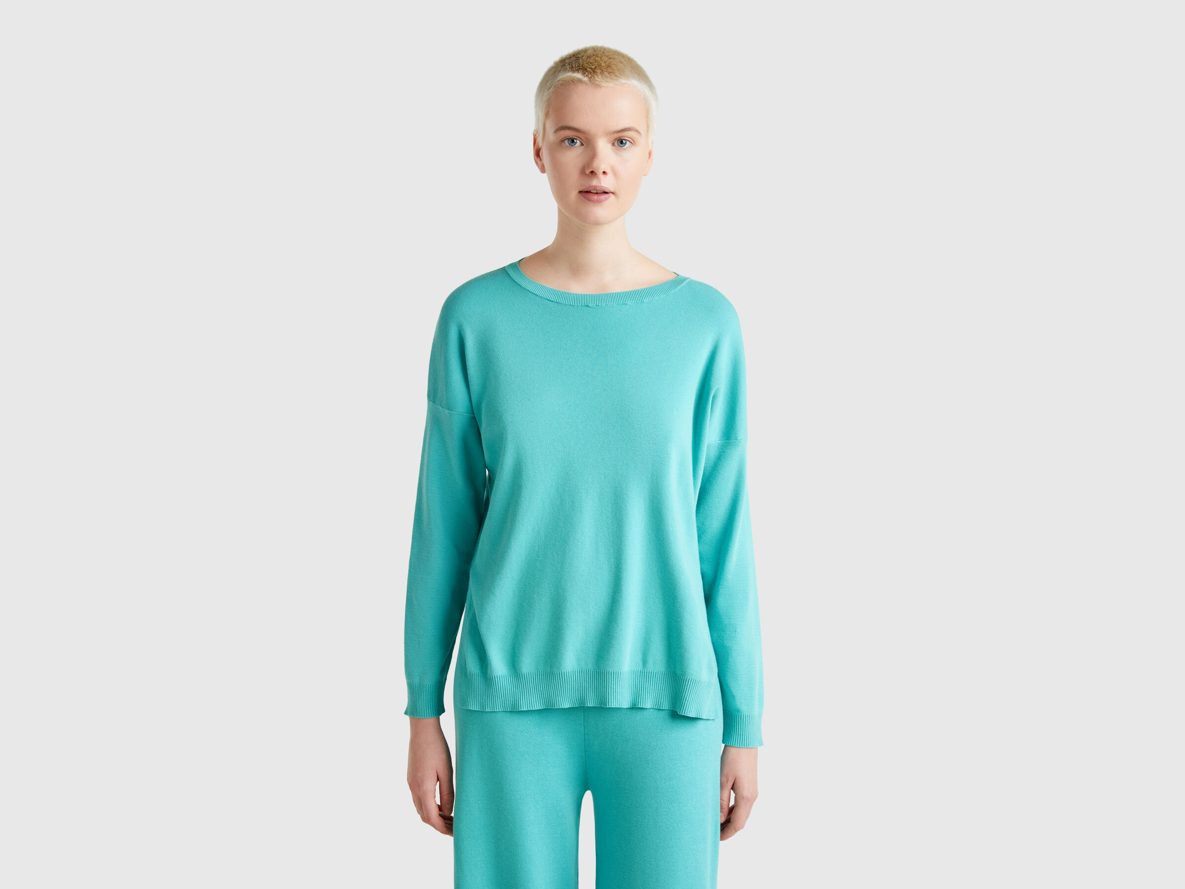 BOAT-NECK SWEAT.L/S Femme image number 0