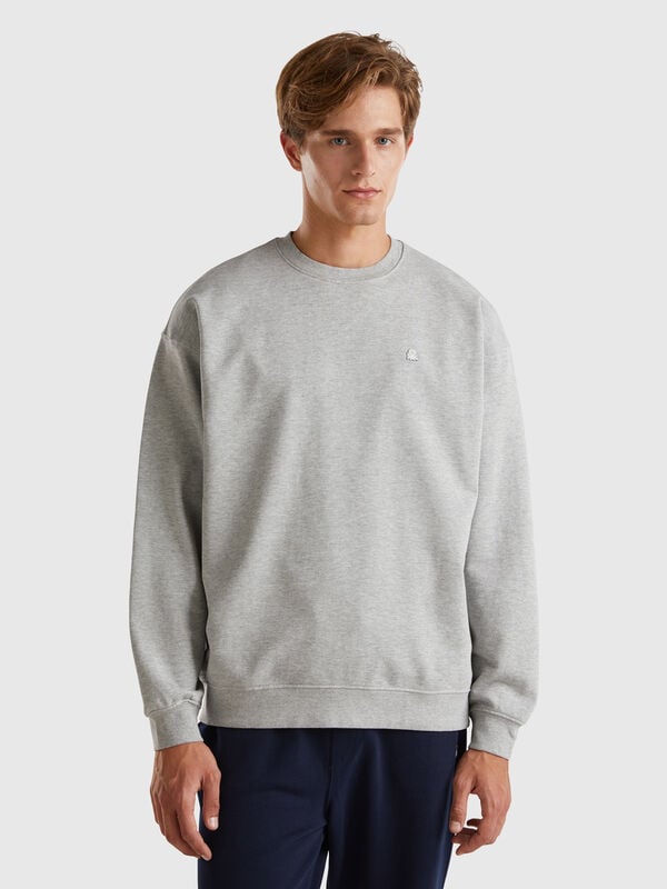 Sweat avec patch logo Homme