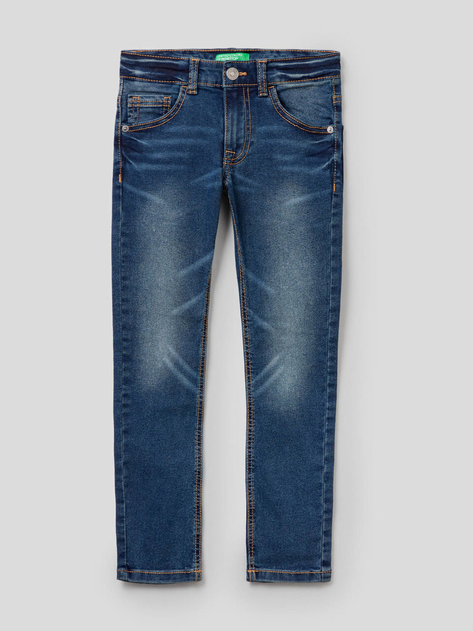 Jeans coupe skinny effet vintage image number 1