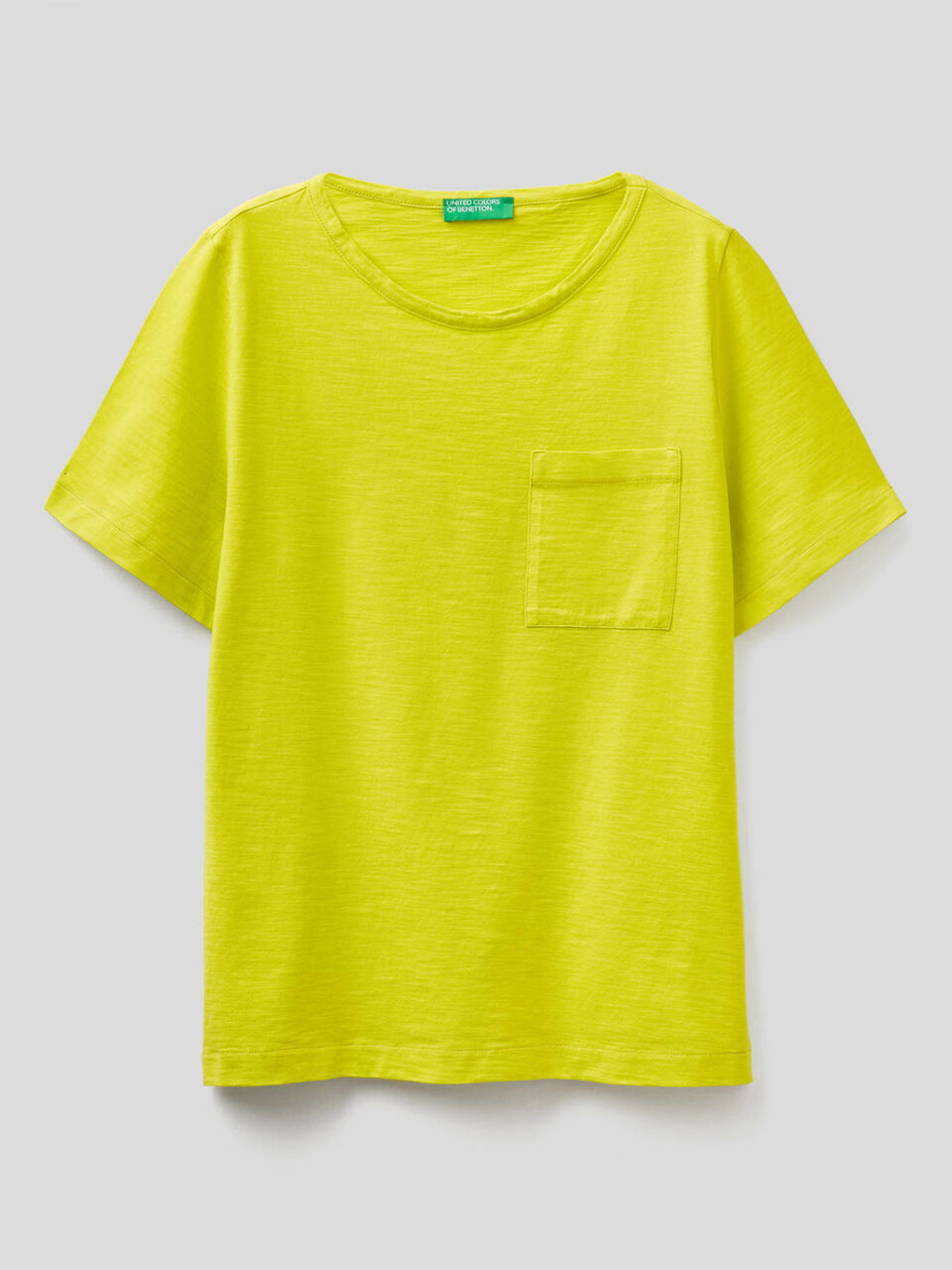 T-shirt uni avec pochette image number 1