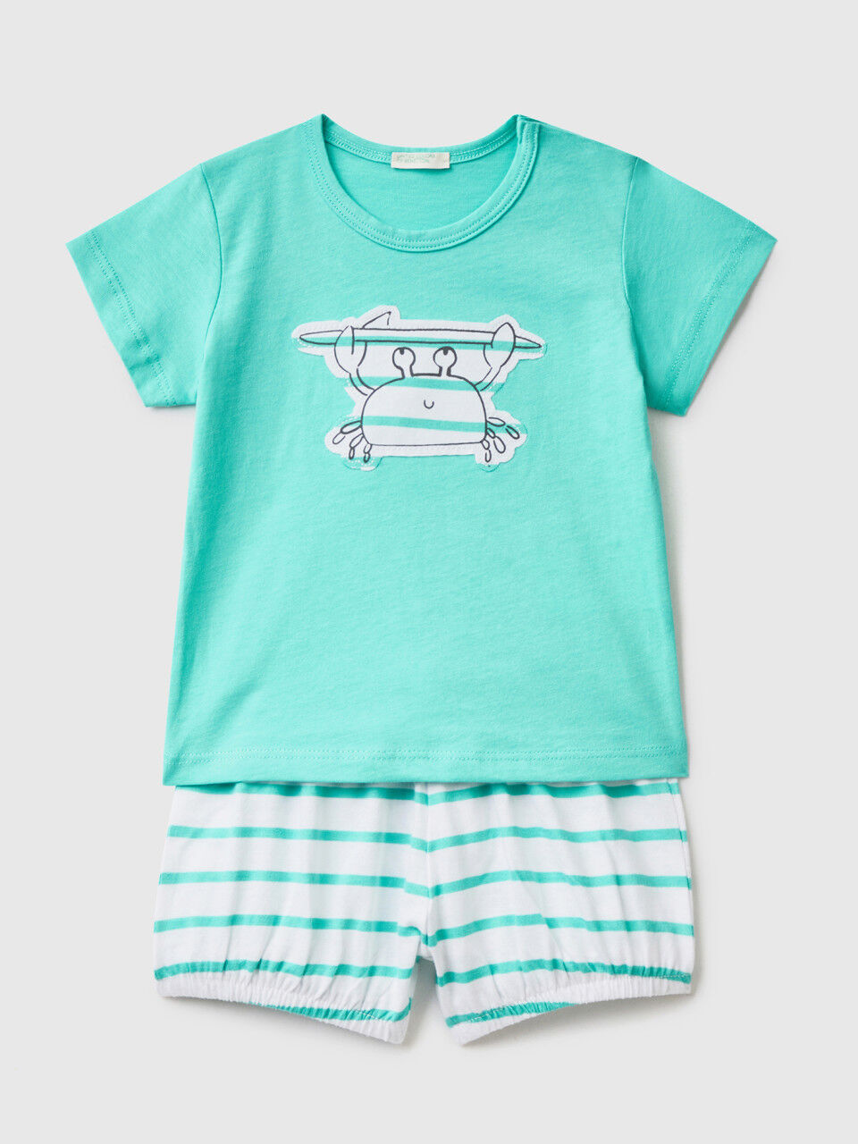 T-shirt et short en pur coton