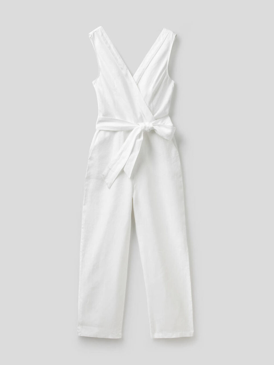 Combi-pantalon en pur lin image number 1