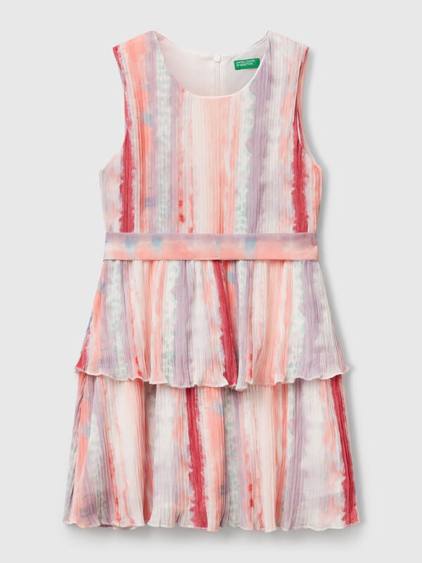 Robe plissée à motifs Filles