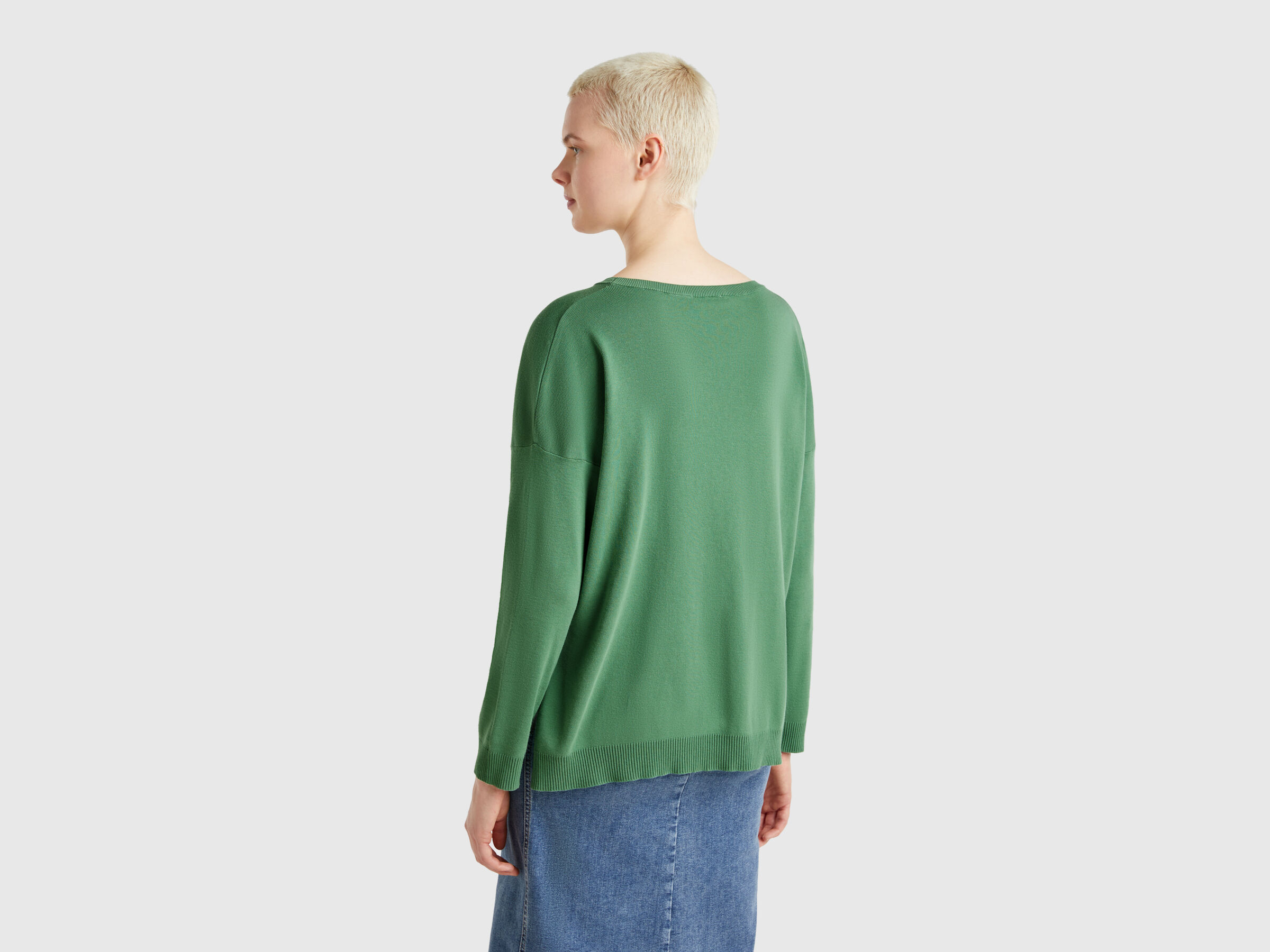 BOAT-NECK SWEAT.L/S Femme image number 1