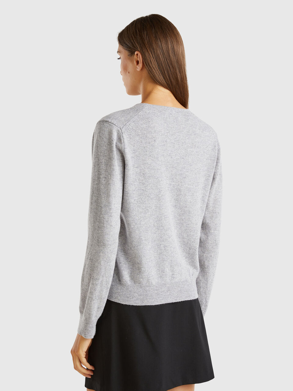 V NECK SWEATER L/S Femme image number null