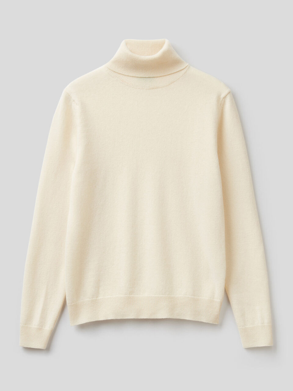 Pull chaud col roulé en pure laine vierge image number 1