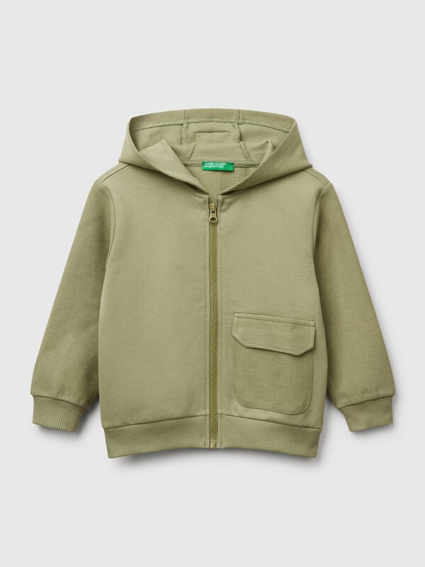 Sweat avec capuche et poche Garçon