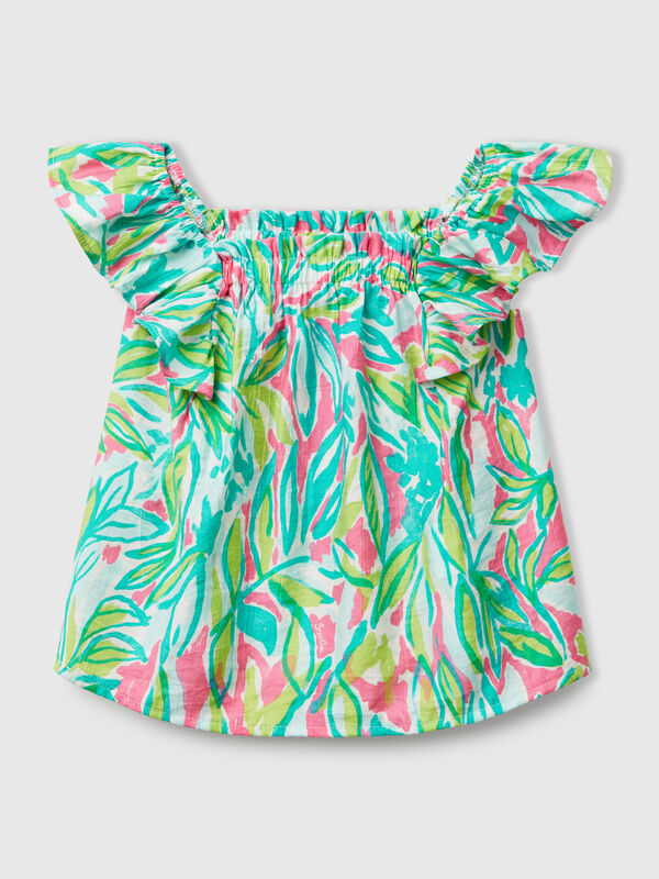 Top à imprimé fleuri Filles