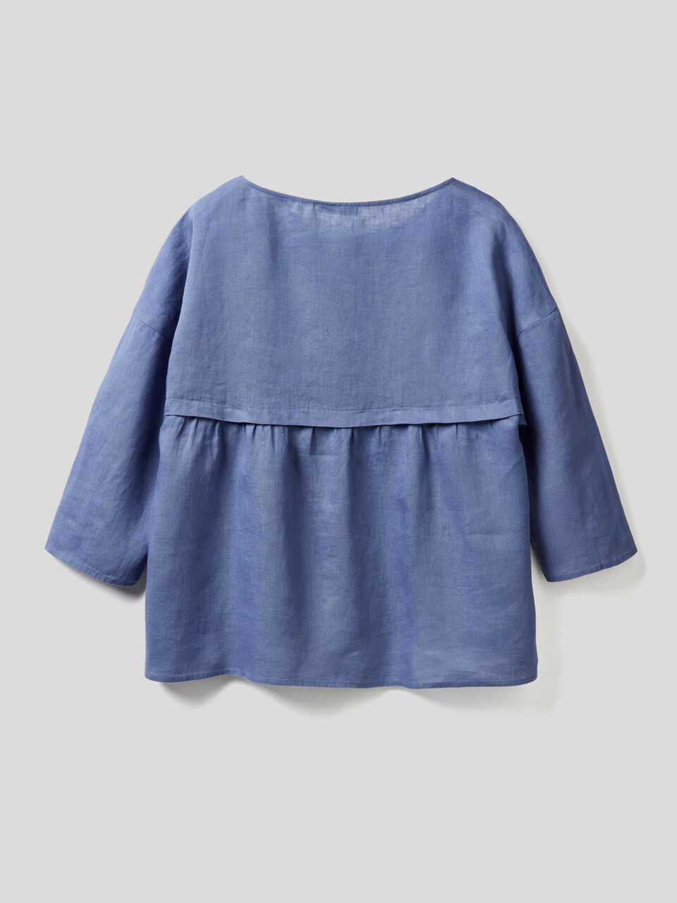 Blouse 100% lin à volant image number 2