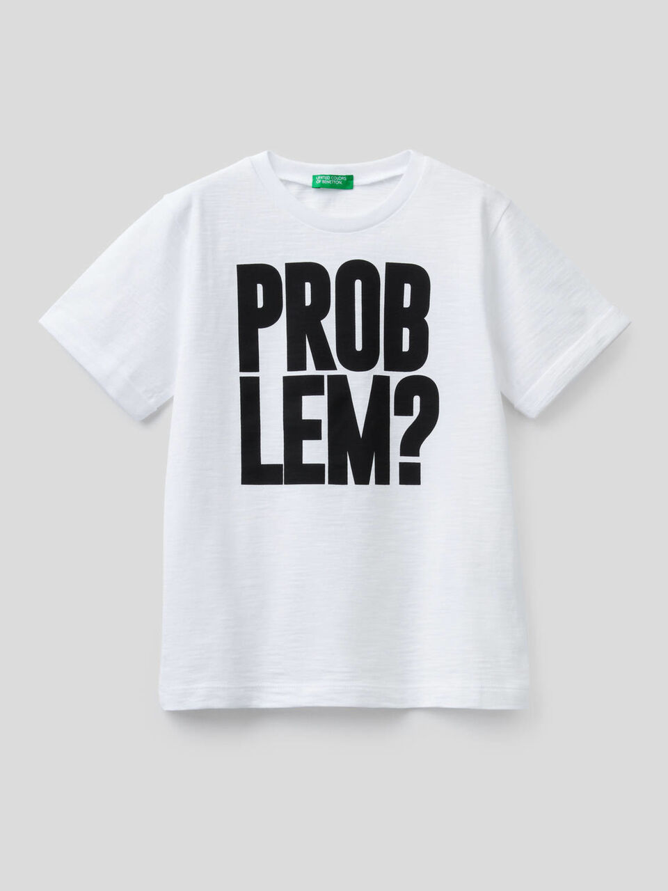 T-shirt en coton avec grand imprimé image number 1