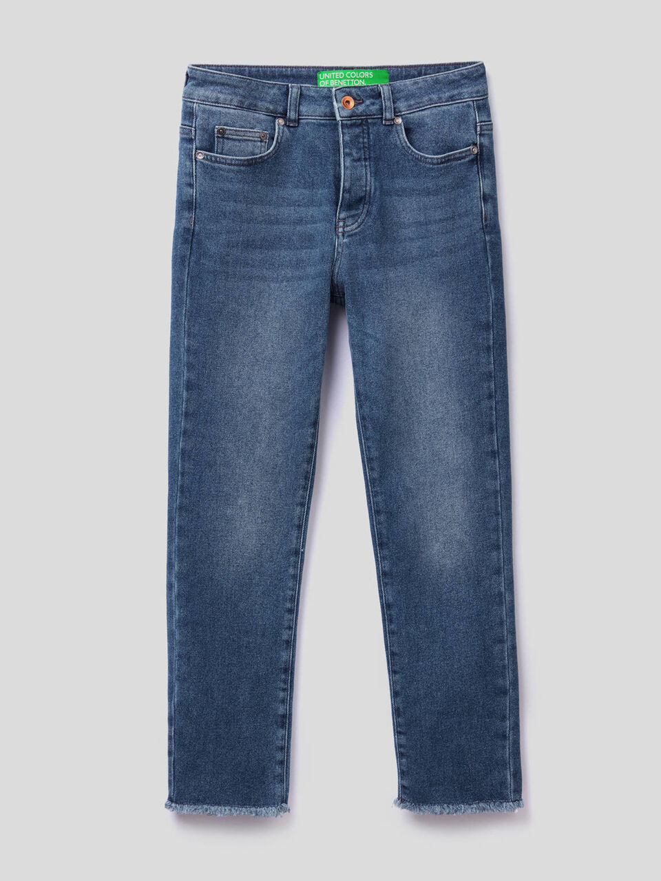 Jeans cropped cinq poches image number 1
