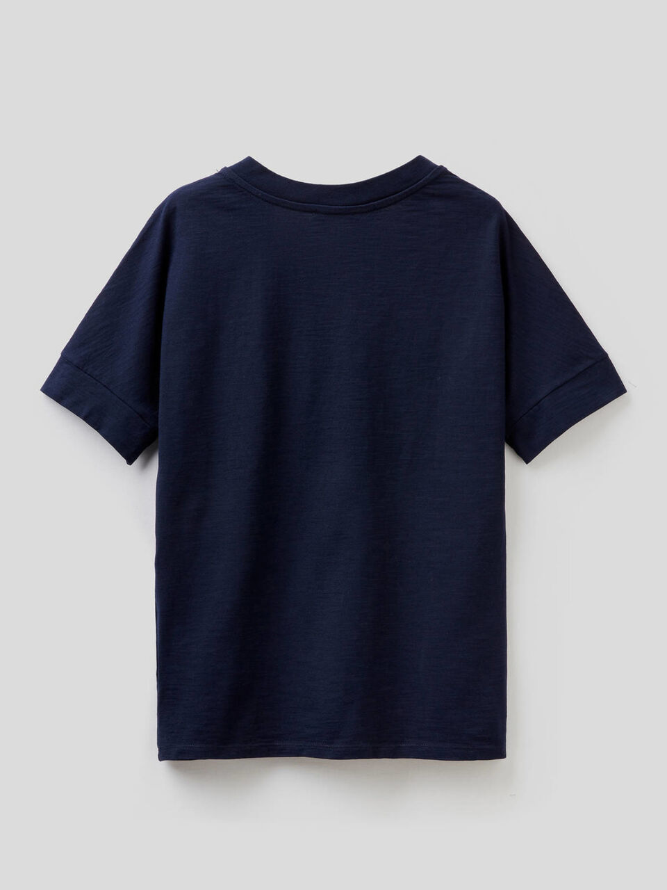 T-shirt avec col en V 100% coton image number 2