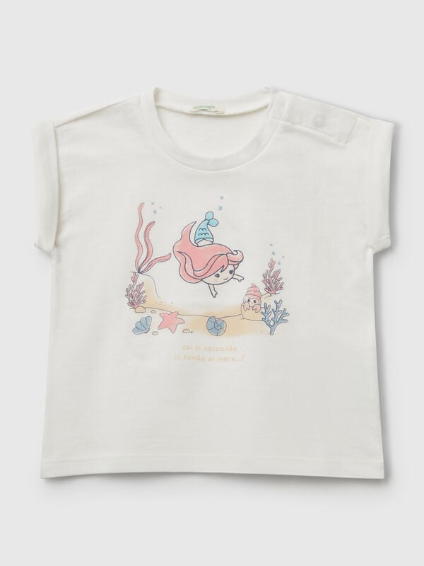 T-shirt à manches courtes avec imprimé Naissancede