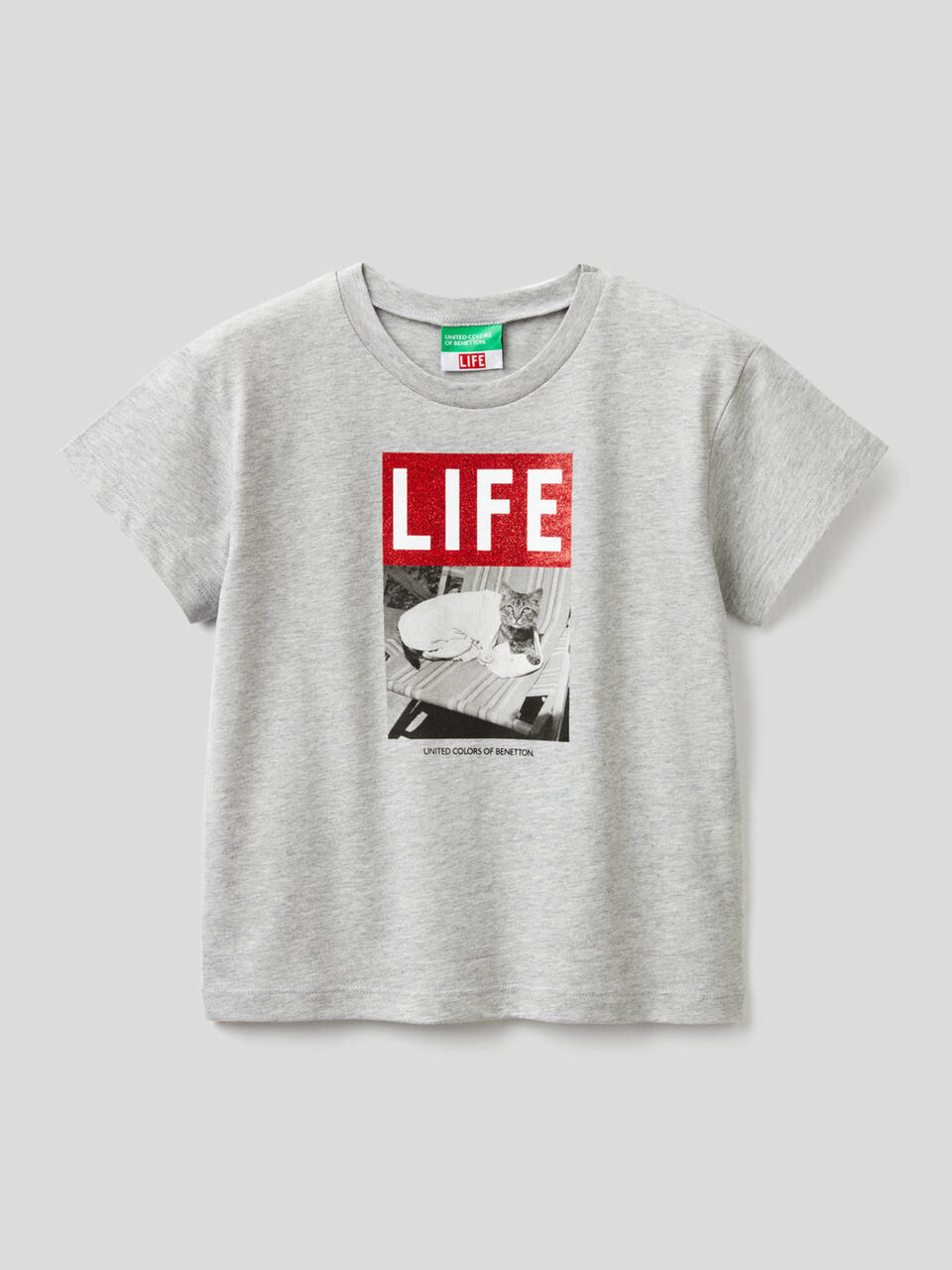 T-shirt Life en 100 % coton bio image number 1