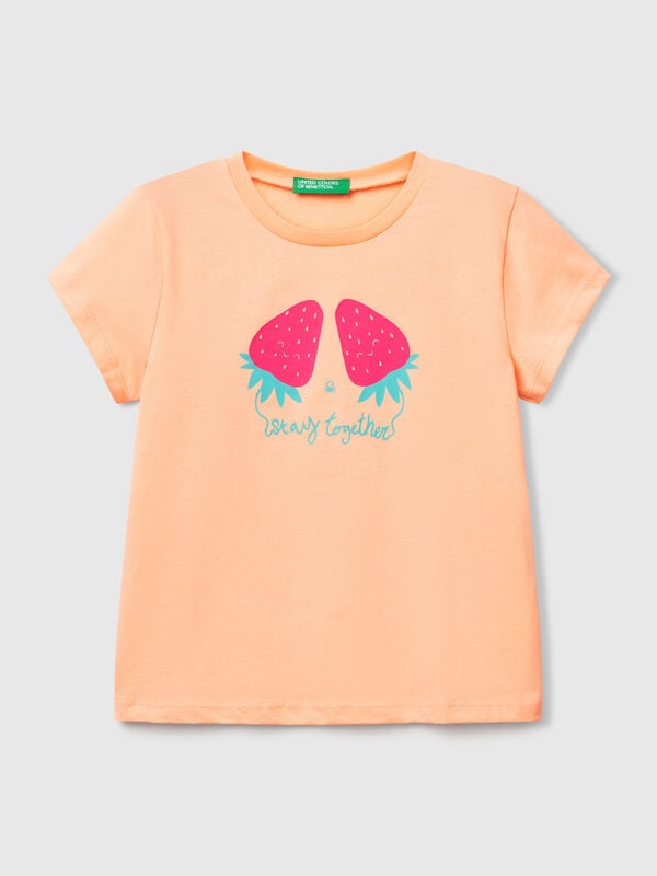 T-shirt à imprimé fluo Filles
