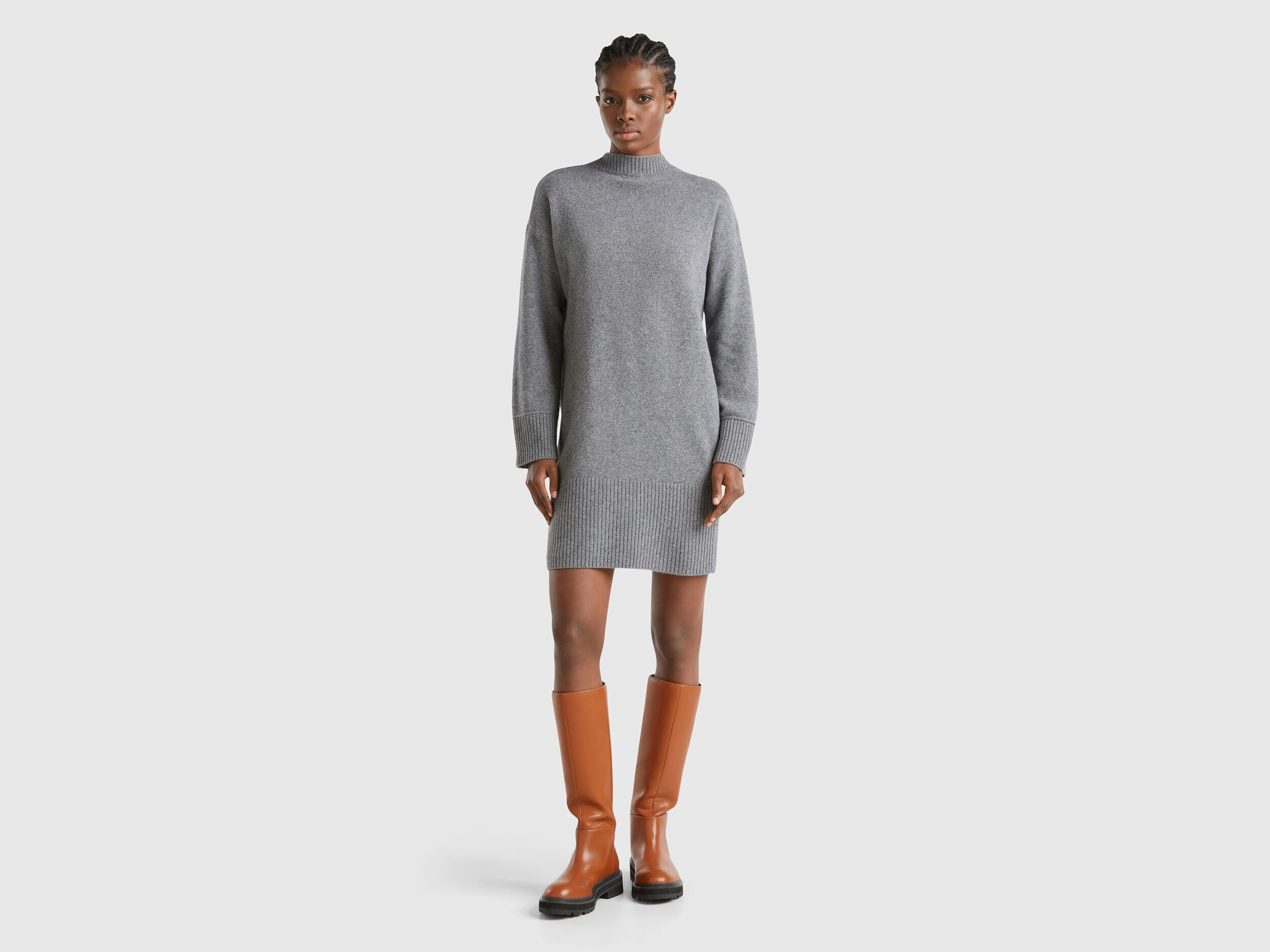 Robe maille femme best sale
