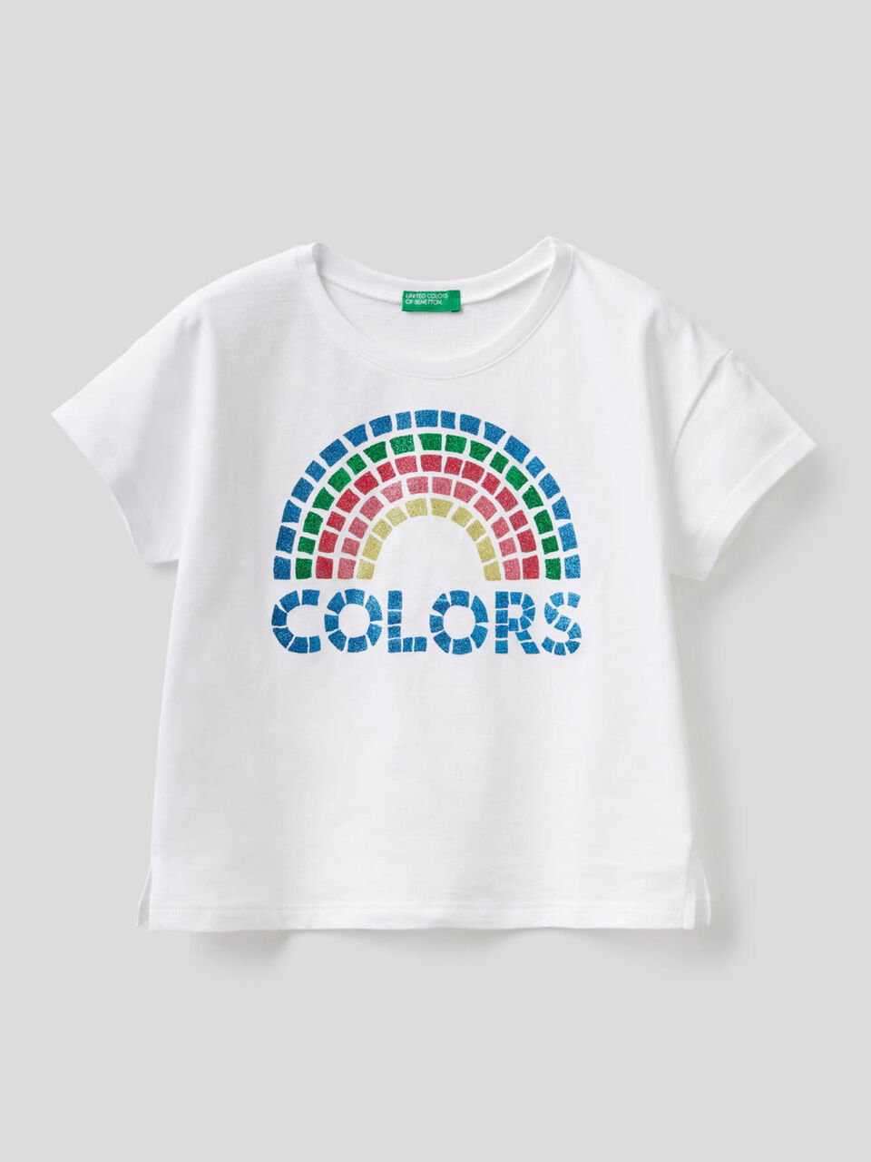 T-shirt avec imprimé pailleté image number 1