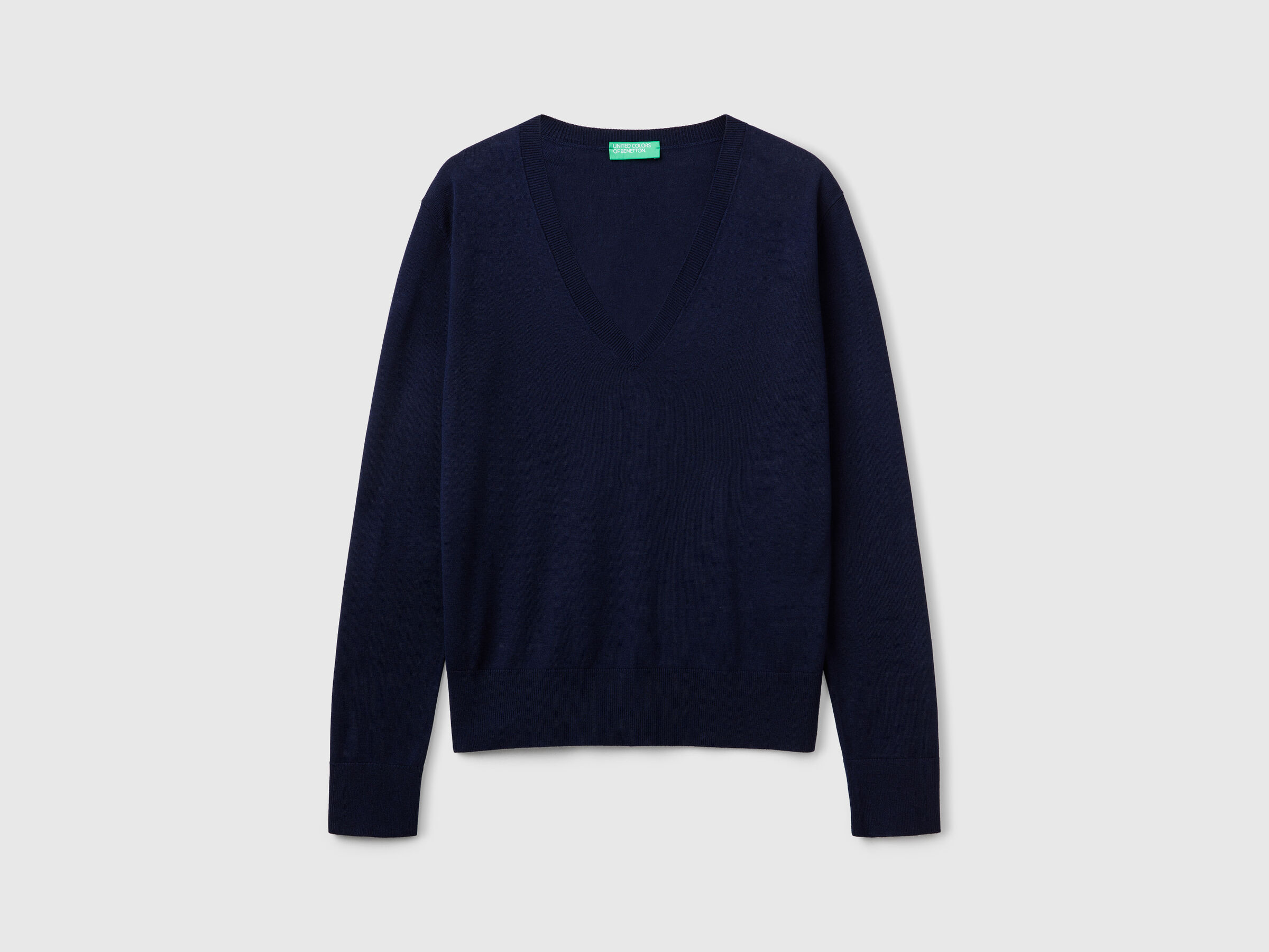 V NECK SWEATER L/S Femme image number 3