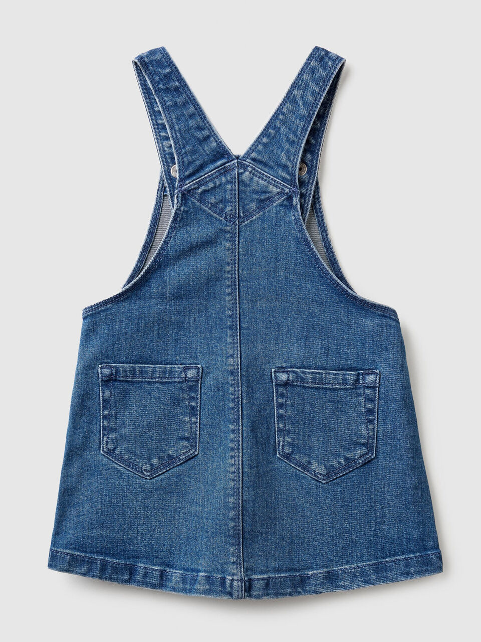 Jupe salopette en denim image number 2