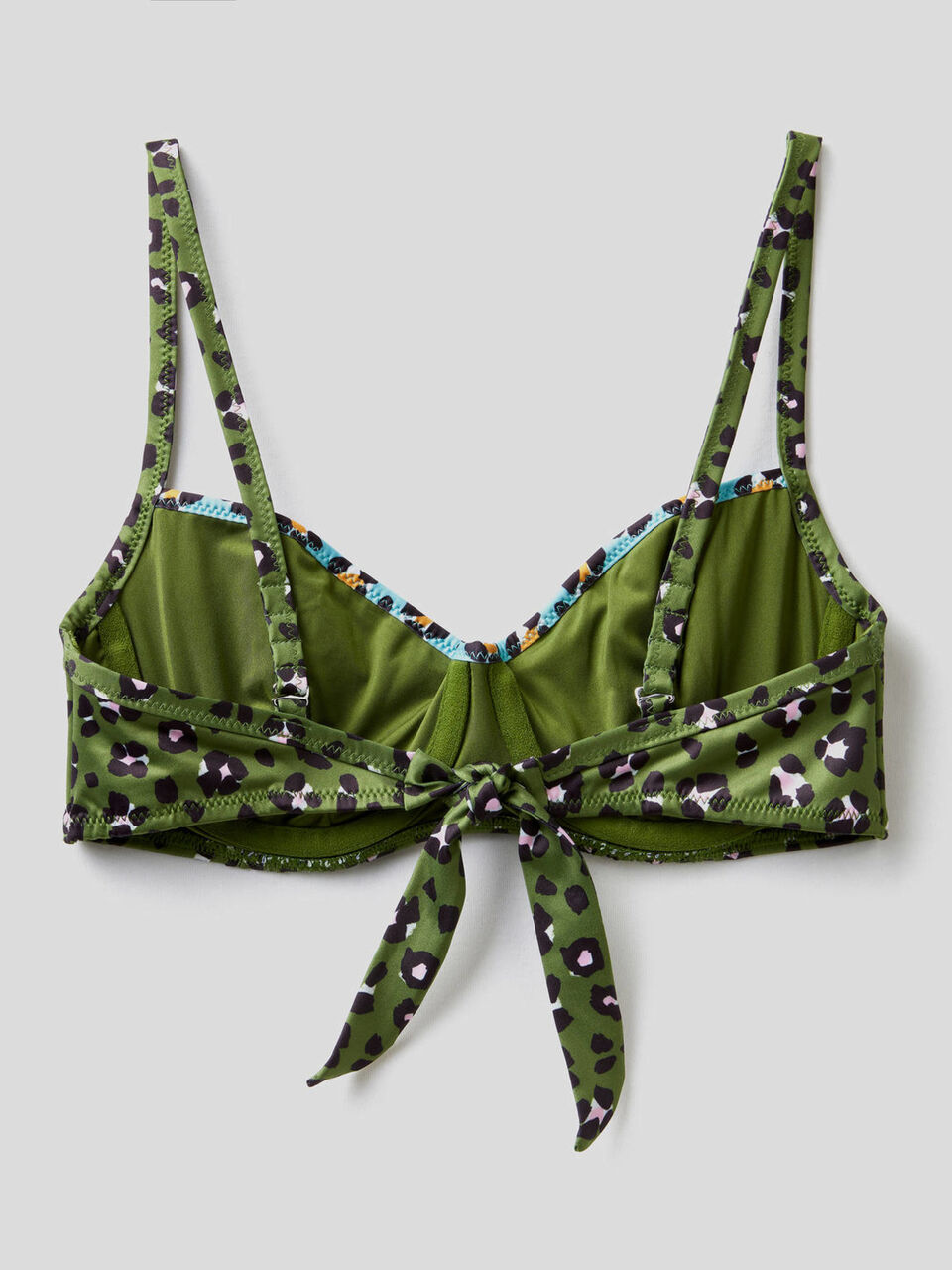 Soutien-gorge bicolore imprimé image number 2