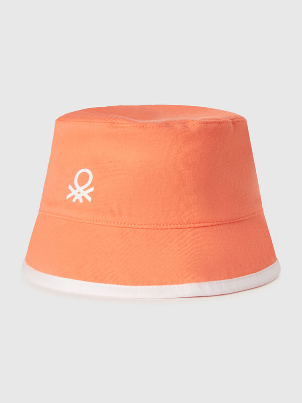 Chapeau réversible à imprimé floral Garçon