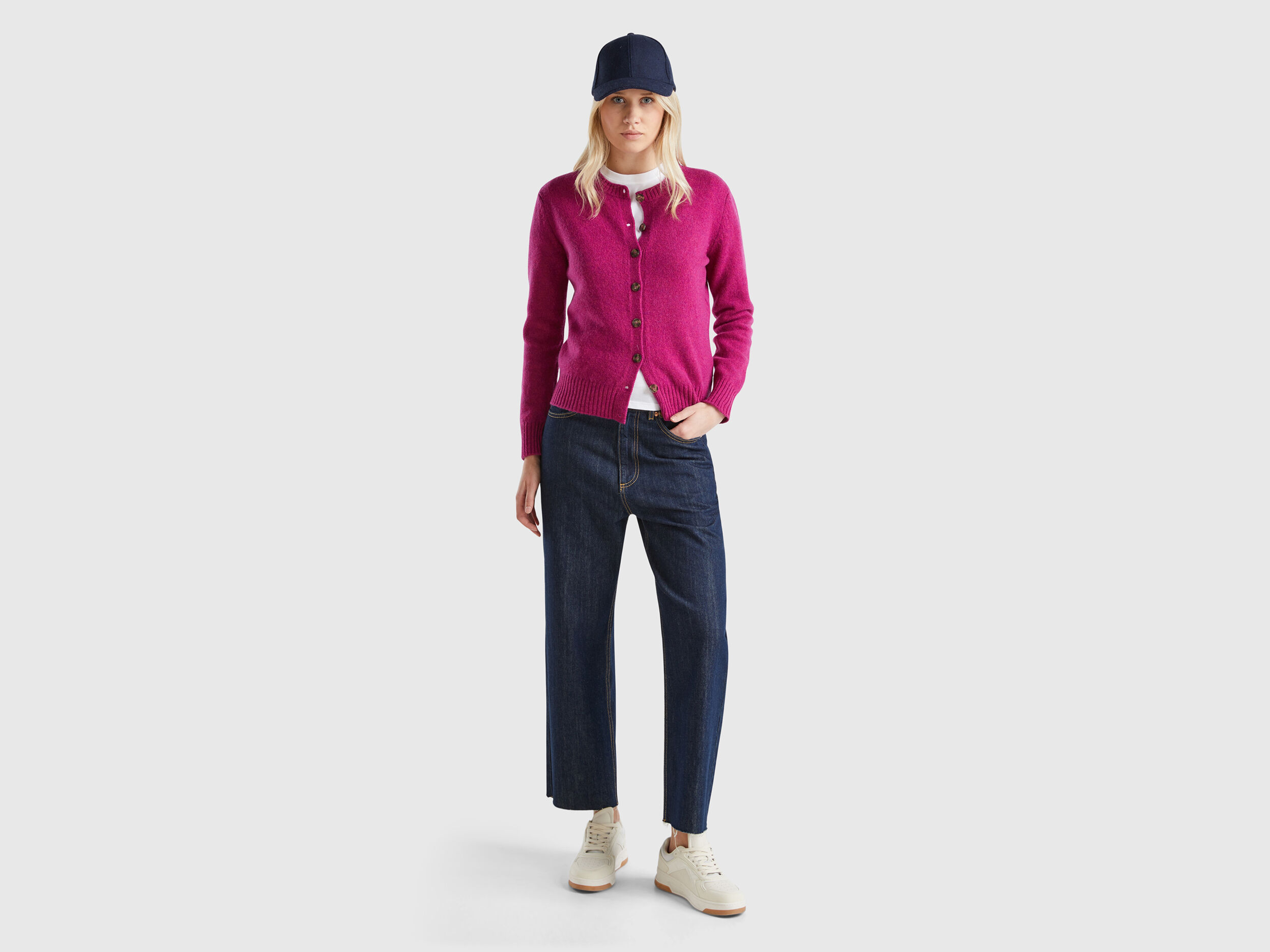 Maille Iconique Laine Shetland Femme 2024 Benetton