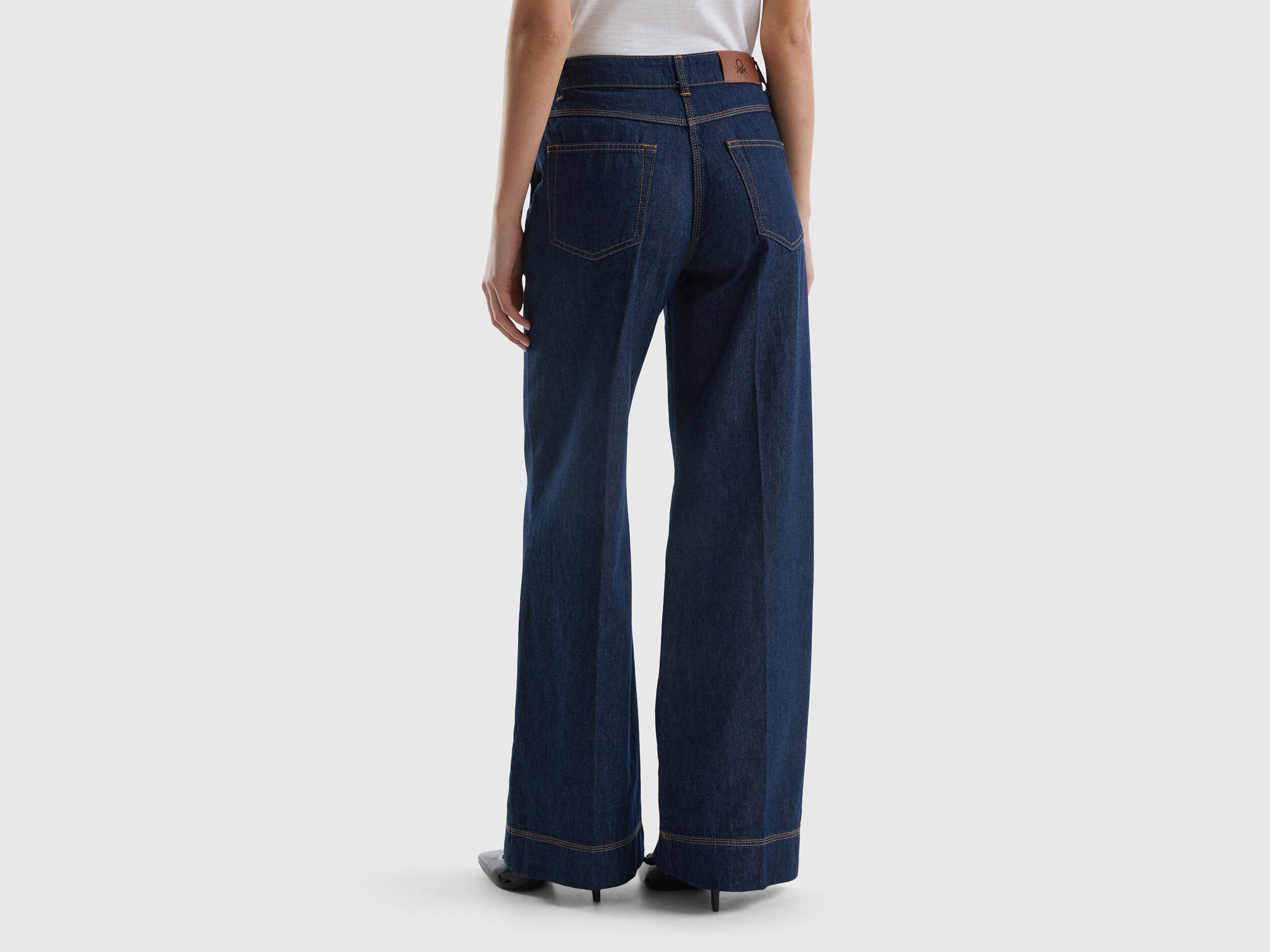 Benetton jeans sales femme
