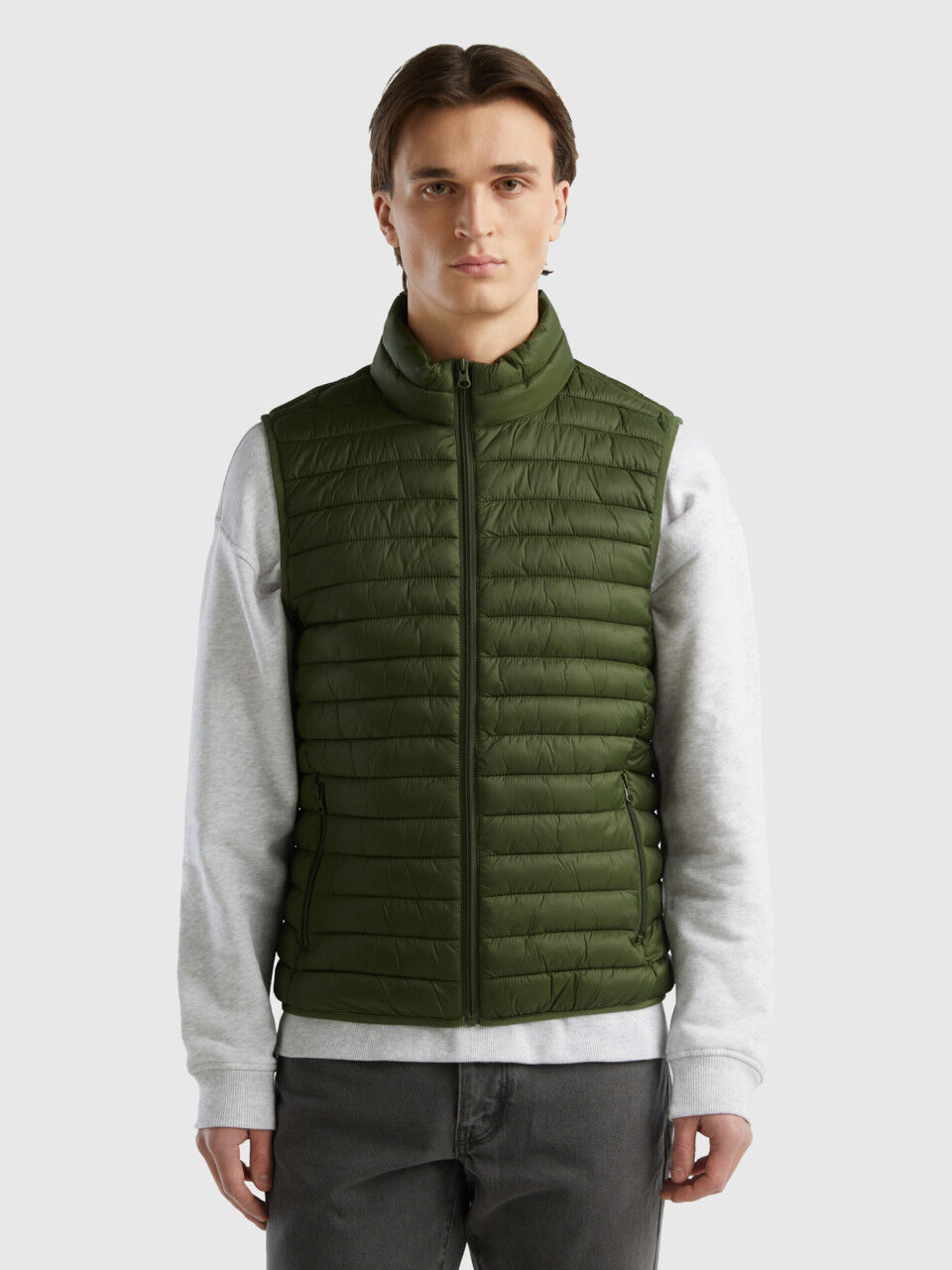 Doudounes Sans Manches Homme Nouvelle Collection 2024 Benetton