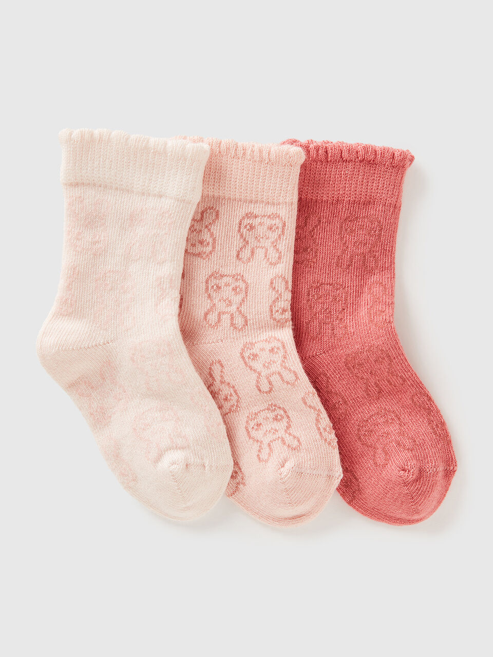 KNITTED SOCKS 3 PAIR Naissancede image number 1