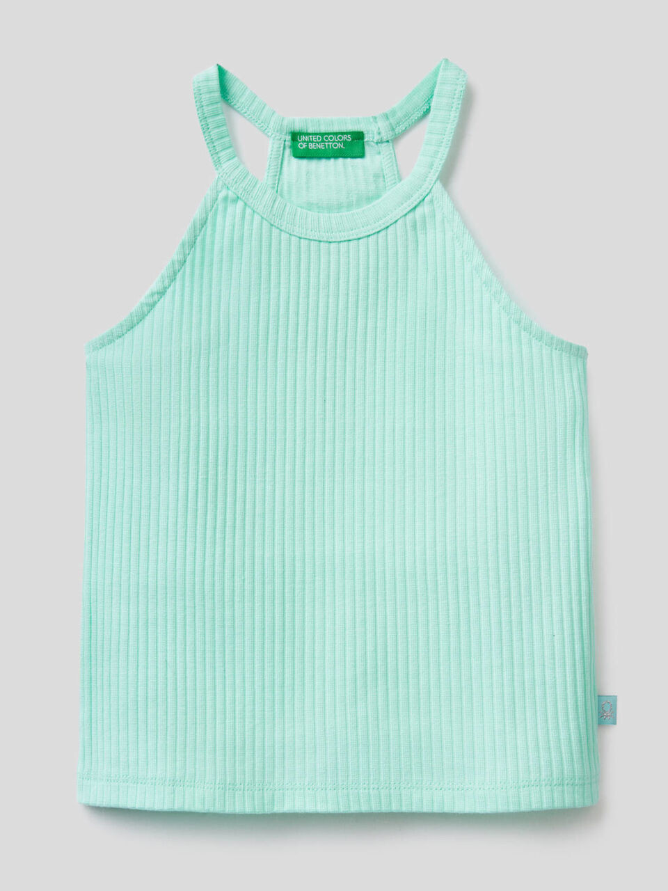 Top sans manches en coton stretch image number 1