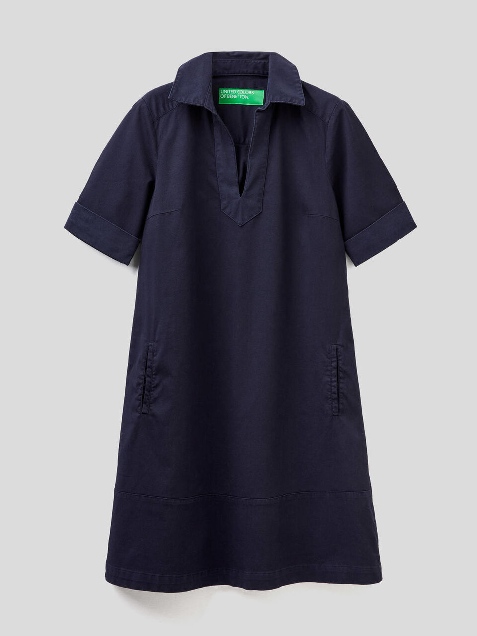 Robe évasée en coton stretch image number null
