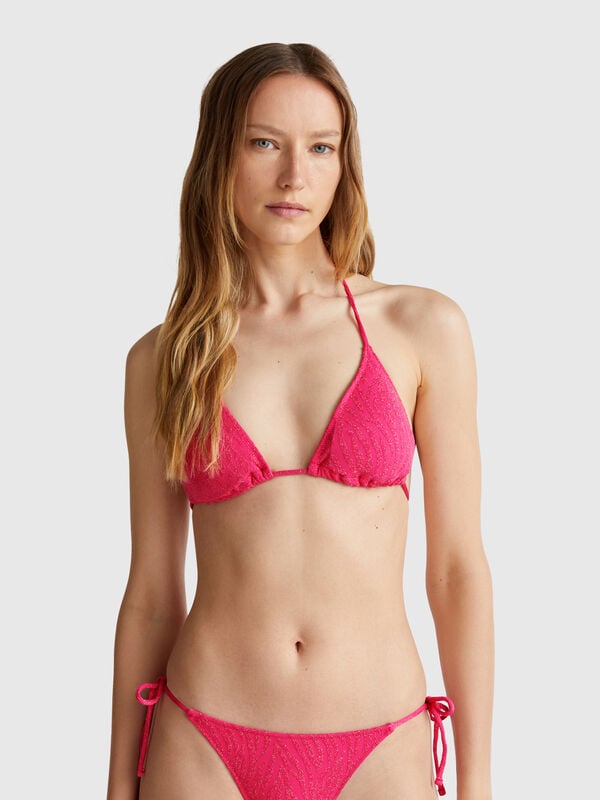 Triangle de plage rembourré imprimé animal Femme
