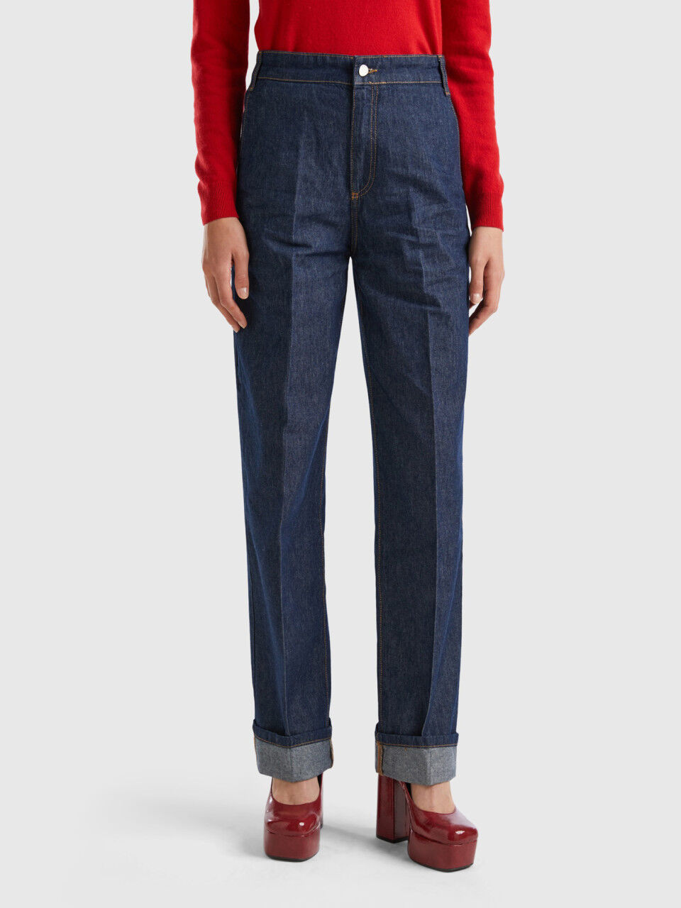 Jean taille haute top 42