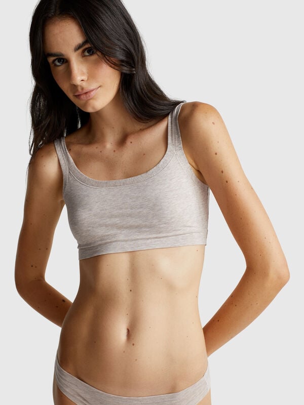 Soutien-gorge en coton super extensible Femme
