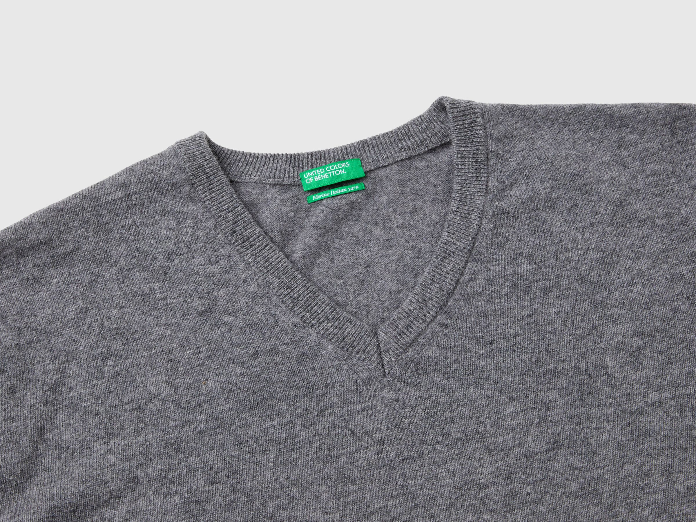 V NECK SWEATER L/S Homme image number 5