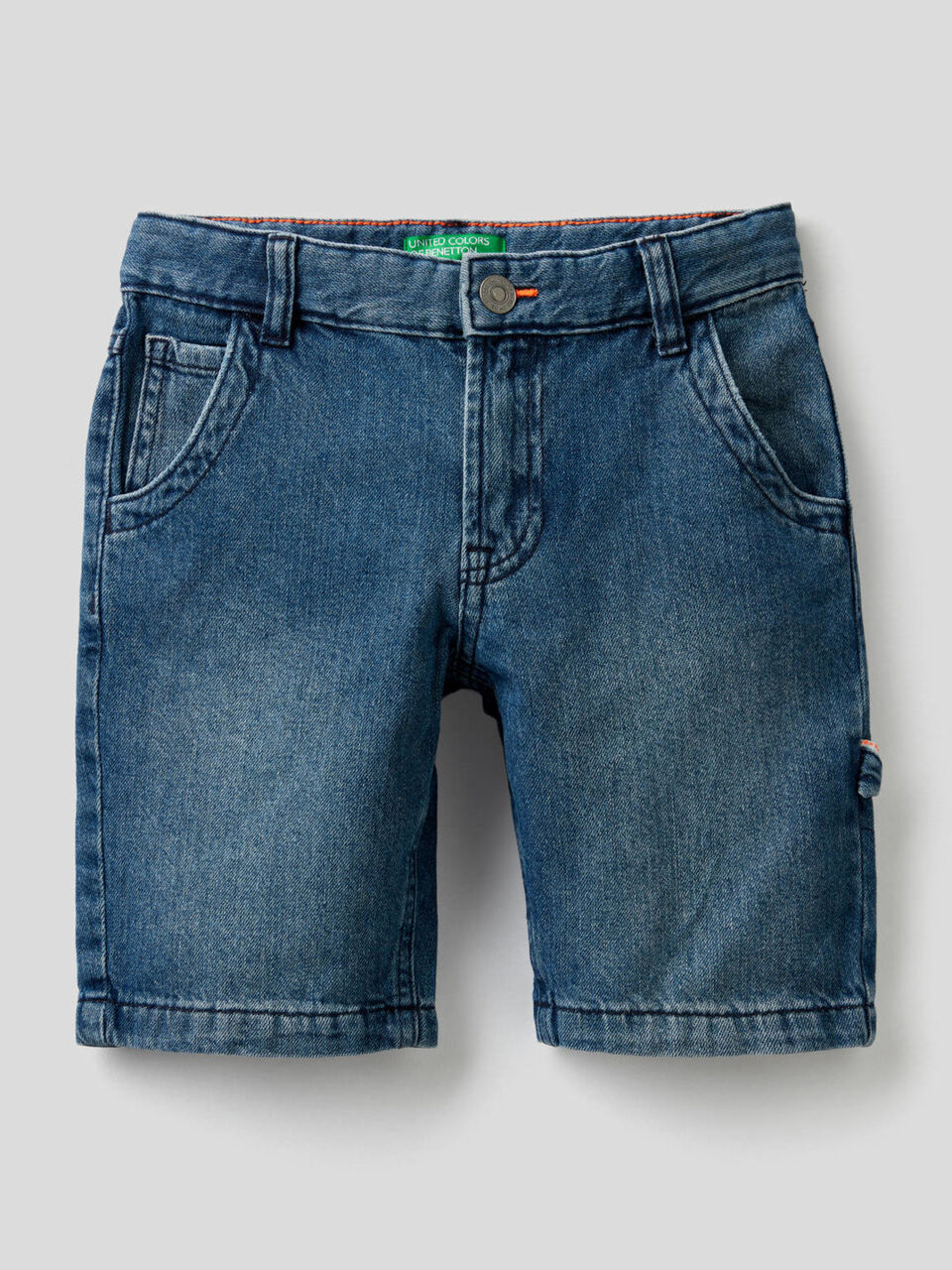 Bermuda en denim de 100% coton image number 1