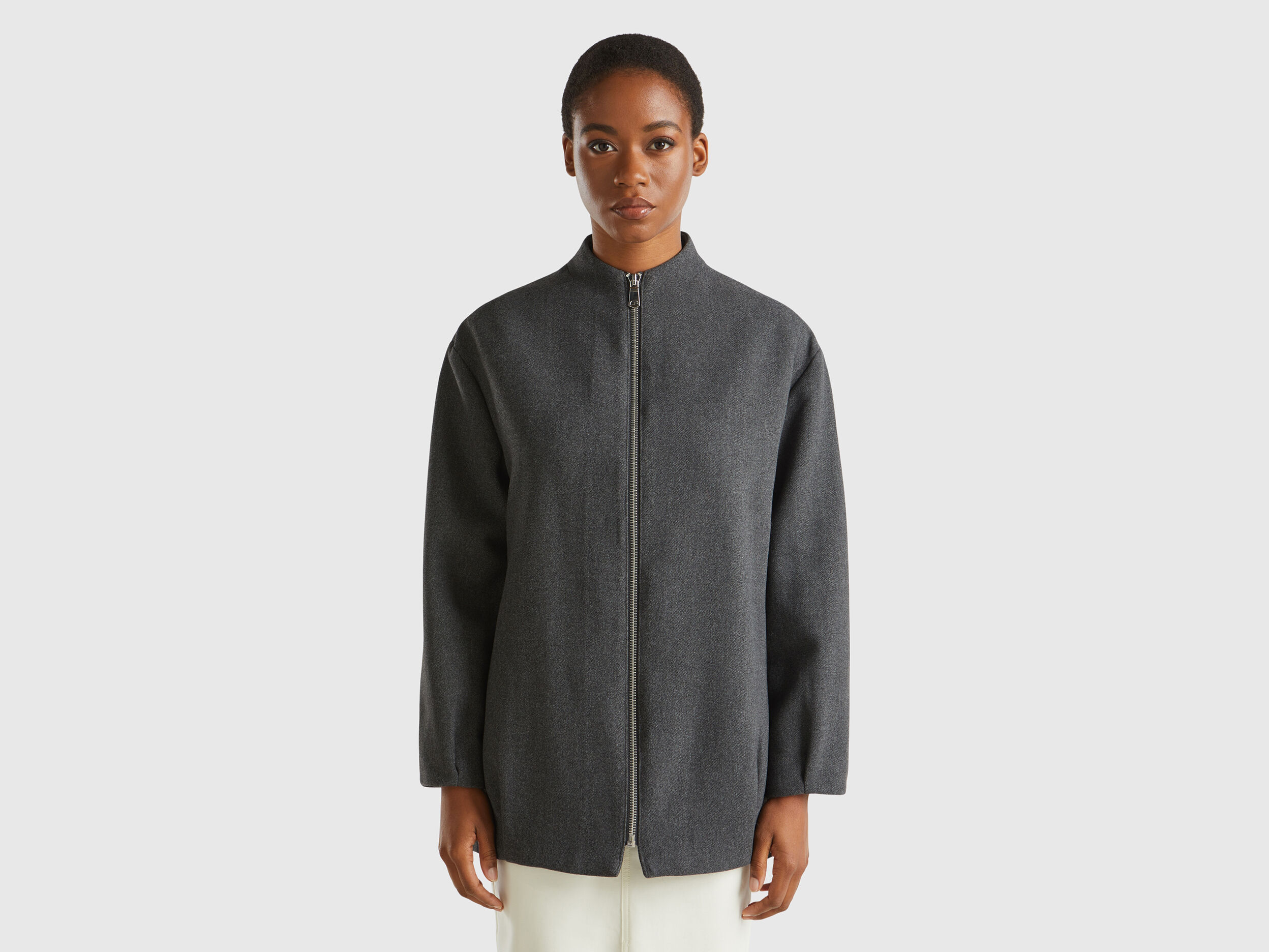 Manteau Court Femme Nouvelle Collection 2024 Benetton