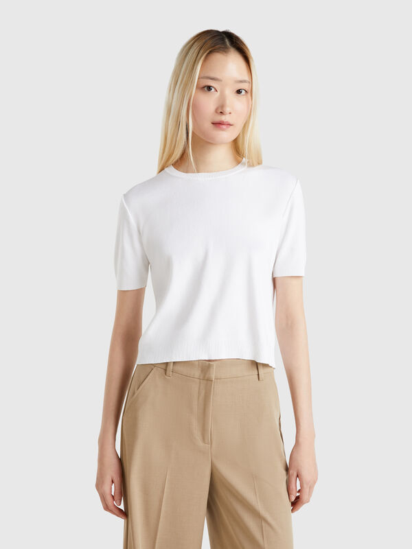 Chemise à manches courtes 100% coton Femme