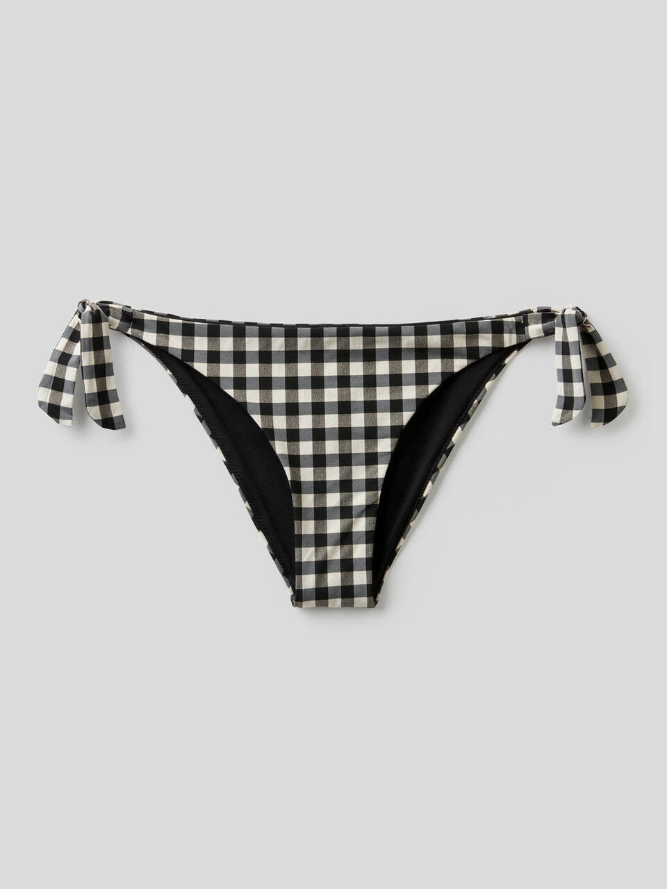 Slip de bain vichy avec noeuds image number 1