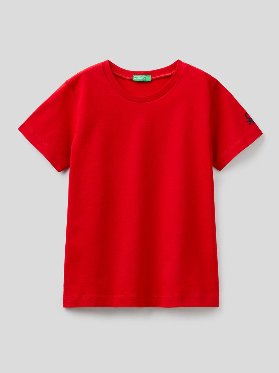 T-shirt en coton bio avec logo imprimé image number 1