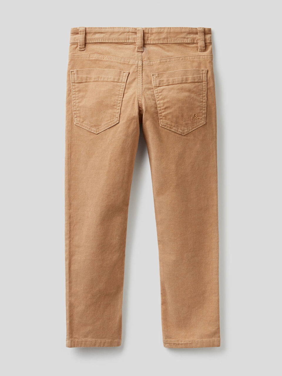 Pantalon coupe slim en velours stretch image number 2