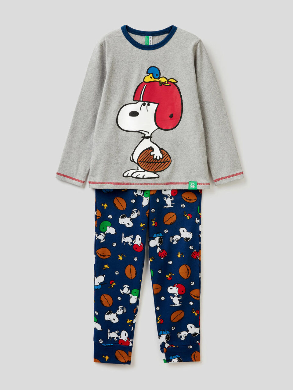 Pyjama long avec imprimé Snoopy image number 1