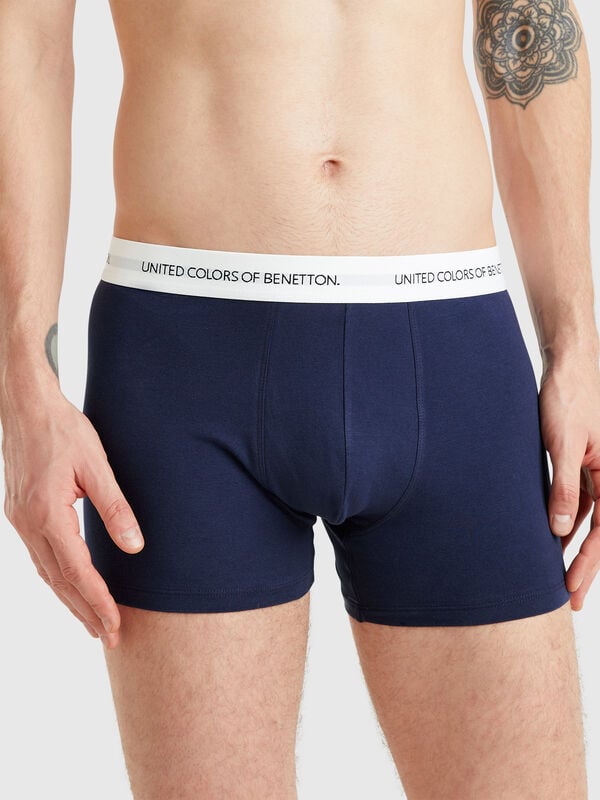 Boxer en coton stretch Homme