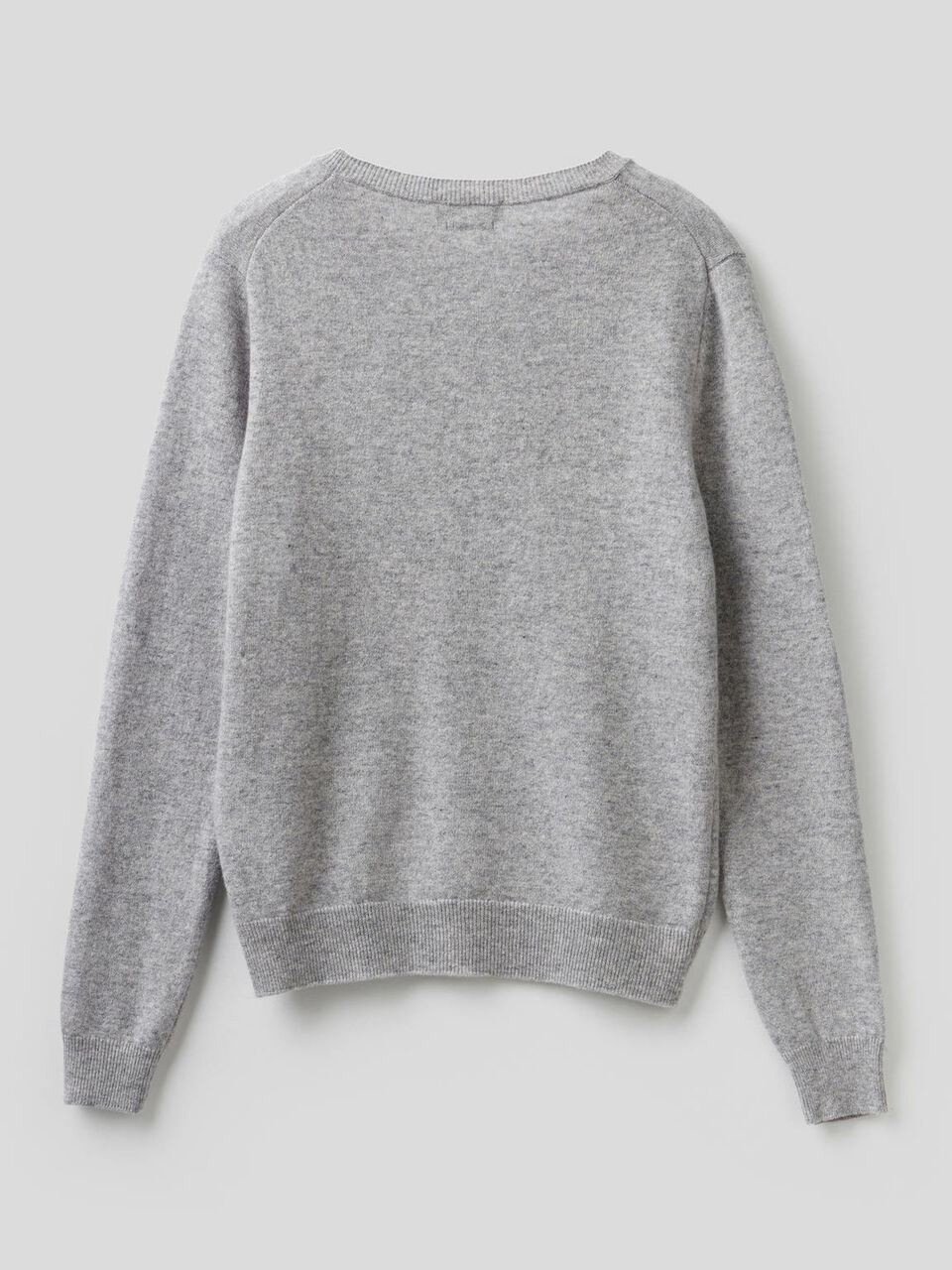 Pull col rond en pure laine vierge image number 2
