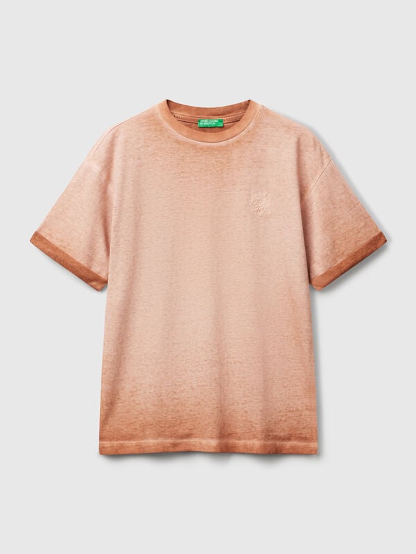 T-shirt over fit avec broderie Garçon
