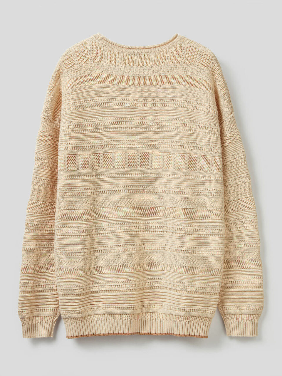 Pull texturé en 100% coton image number 2