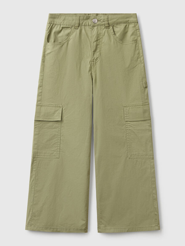 Pantalon cargo coupe large Filles
